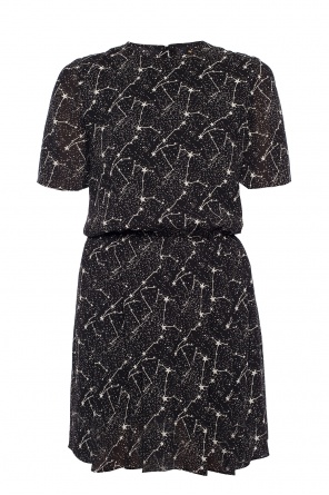 Patterned dress with short sleeves, zdjęcie 1 Patterned dress with short sleeves od Saint Laurent